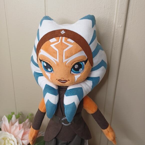 Disney Parks Star Wars Ahsoka Tano 16” Plush Doll Jedi - Picture 2 of 5
